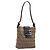 FENDI Zucchino Canvas Mamma Baguette Hand Bag Brown Silver Auth 207982 - Jerrillo