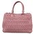 Miu Miu Matelasse Shoulder Bag Leather Pink Silver Auth 213404 - Jerrillo - vista 2