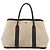Hermès HERMES Garden Party Hand Bag Canvas Beige Silver Auth 213429 - Jerrillo - vista 2