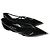 Prada Ballerine a Punta in Pelle Nera con Ritagli - vista 3