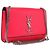 Autre Marque Saint Laurent Chain Shoulder Bag Leather Pink Silver Auth 210941M - Jerrillo - vista 2