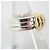 Autre Marque Anello a fascia Tiffany & Co. in argento sterling e oro giallo - vista 3