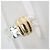 Autre Marque Anello a fascia Tiffany & Co. in argento sterling e oro giallo - vista 6