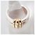 Autre Marque Anello a fascia Tiffany & Co. in argento sterling e oro giallo - vista 9