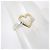 Autre Marque Anello a fascia con cuore in argento sterling e oro Tiffany & Co. - vista 7