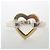 Autre Marque Anello a fascia con cuore in argento sterling e oro Tiffany & Co. - vista 9