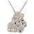 Autre Marque Collana con ciondolo orsetto Tiffany & Co. 925