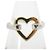 Autre Marque Anello a fascia con cuore in argento sterling e oro giallo Tiffany & Co. - vista 2