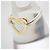 Autre Marque Anello a fascia con cuore in argento sterling e oro giallo Tiffany & Co. - vista 4