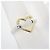 Autre Marque Anello a fascia con cuore in argento sterling e oro giallo Tiffany & Co. - vista 7