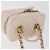 CHANEL Matelasse Vanity Chain Shoulder Pouch Caviar Skin White CC Auth 207090V - Jerrillo - vista 6