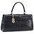 Autre Marque Saint Laurent Hand Bag Embossed Leather Black Gold Auth 212012V - Jerrillo