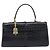 Autre Marque Saint Laurent Hand Bag Embossed Leather Black Gold Auth 212012V - Jerrillo - vista 2