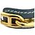 Hermès Bracciale Rigido in Pelle Blu e Oro e Metallo Hermes - vista 7