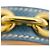 Hermès Bracciale Rigido in Pelle Blu e Oro e Metallo Hermes - vista 9