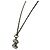 Colar Chanel Prateado com Strass - vista 2