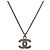 Colar Chanel Prateado com Strass - vista 3