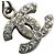 Colar Chanel Prateado com Strass - vista 7