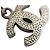 Colar Chanel Prateado com Strass - vista 9