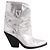 Botas Santiags Isabel Marant Plateadas de Cuero
