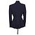 Blaue Claudie Pierlot Jacke aus Synthetik - Ansicht 4