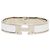 Bracciale Clic H PM stretto in smalto bianco Hermès
