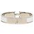 Bracciale Clic H PM stretto in smalto bianco Hermès - vista 3