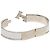 Bracciale Clic H PM stretto in smalto bianco Hermès - vista 4