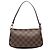Sac à épaule Louis Vuitton Damier Ebene Navona Marron