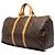 Borsa da viaggio Louis Vuitton Monogram Keepall 50 Marrone - vista 2