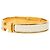 Bracciale Clic H PM stretto in smalto bianco Hermès - vista 2