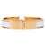 Bracciale Clic H PM stretto in smalto bianco Hermès - vista 3