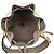 Mini borsa a secchiello Mon Tresor Fendi in pelle marrone - vista 4