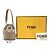 Mini borsa a secchiello Mon Tresor Fendi in pelle marrone - vista 7