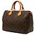 Borsa Boston Louis Vuitton Monogram Speedy 30 Marrone - vista 2
