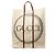 Gucci Canvas Ouroboros Vertical Tote Beige