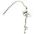 Collana con ciondoli Triple Spell Out in ottone argentato e cristalli Dior - vista 3