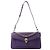 Bulgari Sac à main 2Way à chaîne BVLGARI Serpenti en cuir, Violet
