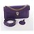 Bulgari Sac à main 2Way à chaîne BVLGARI Serpenti en cuir, Violet - vue 10