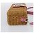 Miu Miu Straw Bag Shoulder Bag Raffia Brown Silver Auth ka6963V - Jerrillo - vista 4