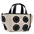 Sac à main PRADA Canvas Denim 2way Beige Silver Auth 211465A - Jerrillo