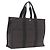 Hermès HERMES Her Line GM Hand Bag Canvas Gray Silver Auth 213342A - Jerrillo