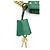 Padlock Gucci Pequena mala de ombro de corrente com pérolas artificiais, fecho de cadeado e tachas - vista 10