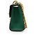 Padlock Gucci Pequena mala de ombro de corrente com pérolas artificiais, fecho de cadeado e tachas - vista 3