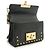 Padlock Gucci Picca borsa a tracolla con catena, decorata con perle sintetiche, borchie e lucchetto - vista 11