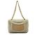Chanel Borsa a spalla con patta e catena in shearling decorata con perle - vista 2