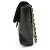 Chanel Borsa a tracolla con catena East West Chocolate Bar in pelle d'agnello - vista 3