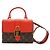 Louis Vuitton Borsa 2 vie Monogram Locky BB Coquelicot con manico superiore