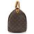 Louis Vuitton Monogram Speedy 35 in tela marrone e pelle - vista 3