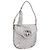 GUCCI GG Canvas Guccissima Britt Shoulder Bag Leather Silver 167732 Auth 210889V - Jerrillo